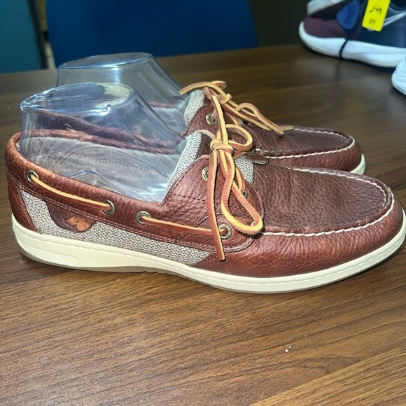 Sperry Top Sider Bluefish 2 Eye Tan Women 10M 9276632 - Picture 6 of 10